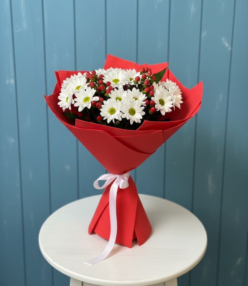 Букет цветов из: Хризантемы в Спокойной