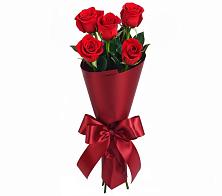 Букет 5 Красных роз Эдлесс Лав в Спокойной