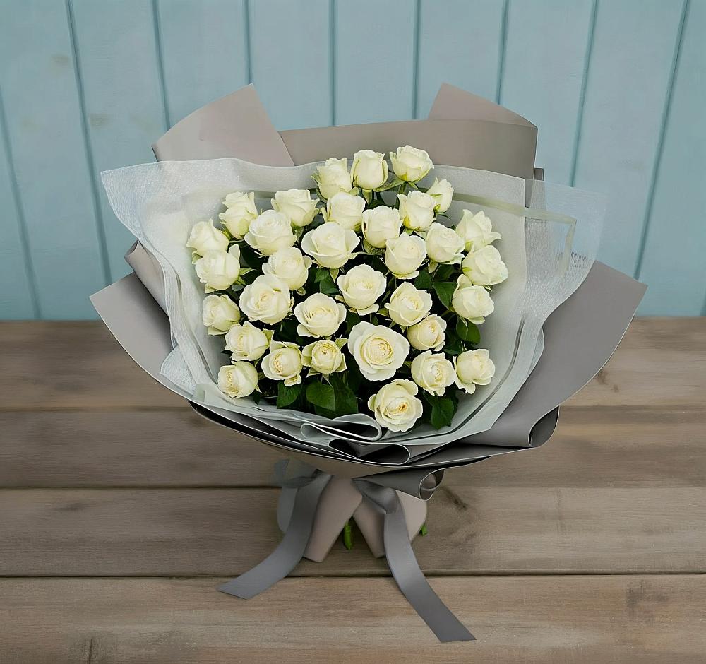 Букет Белоснежная нежность в Спокойной