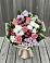 Букет цветов из: Альстромерии, Гвоздики, Розы и Хризантемы в Спокойной