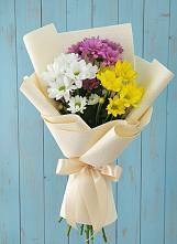 Букет цветов из:  Хризантемы в Спокойной