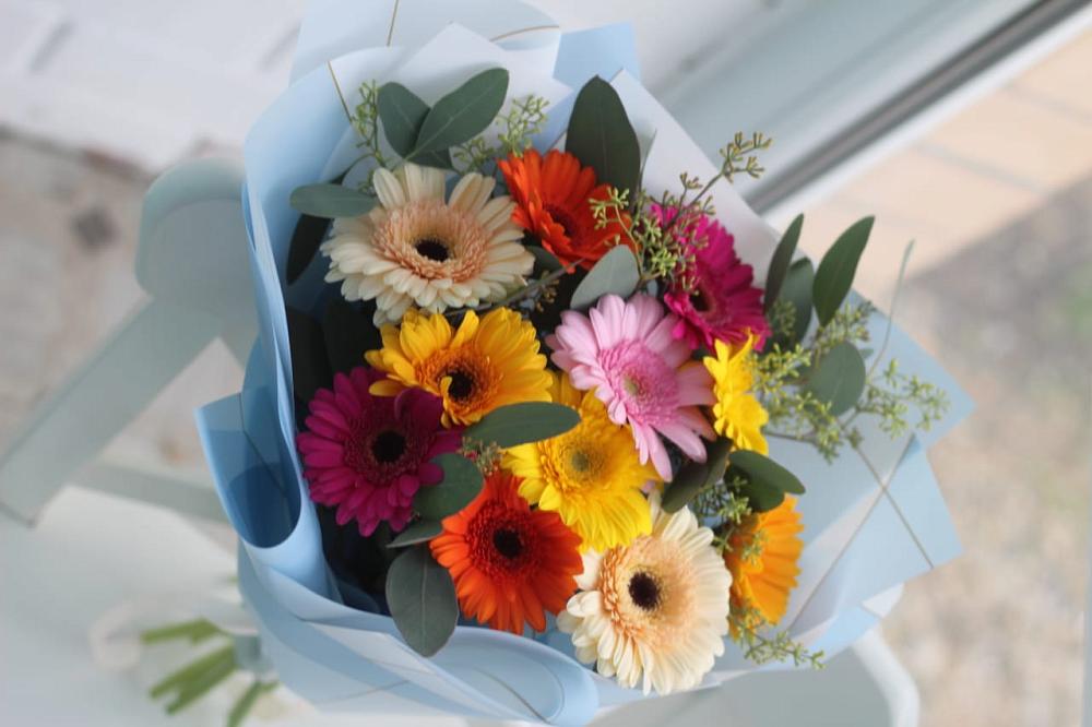 Букет цветов из: Герберы в Спокойной