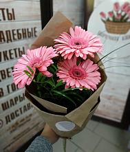 Букет цветов из:  Герберы #REPLACE_PRED# Спокойной