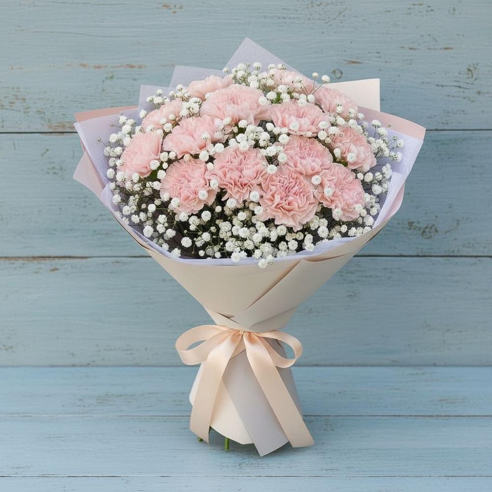Букет цветов из: Гвоздики в Спокойной