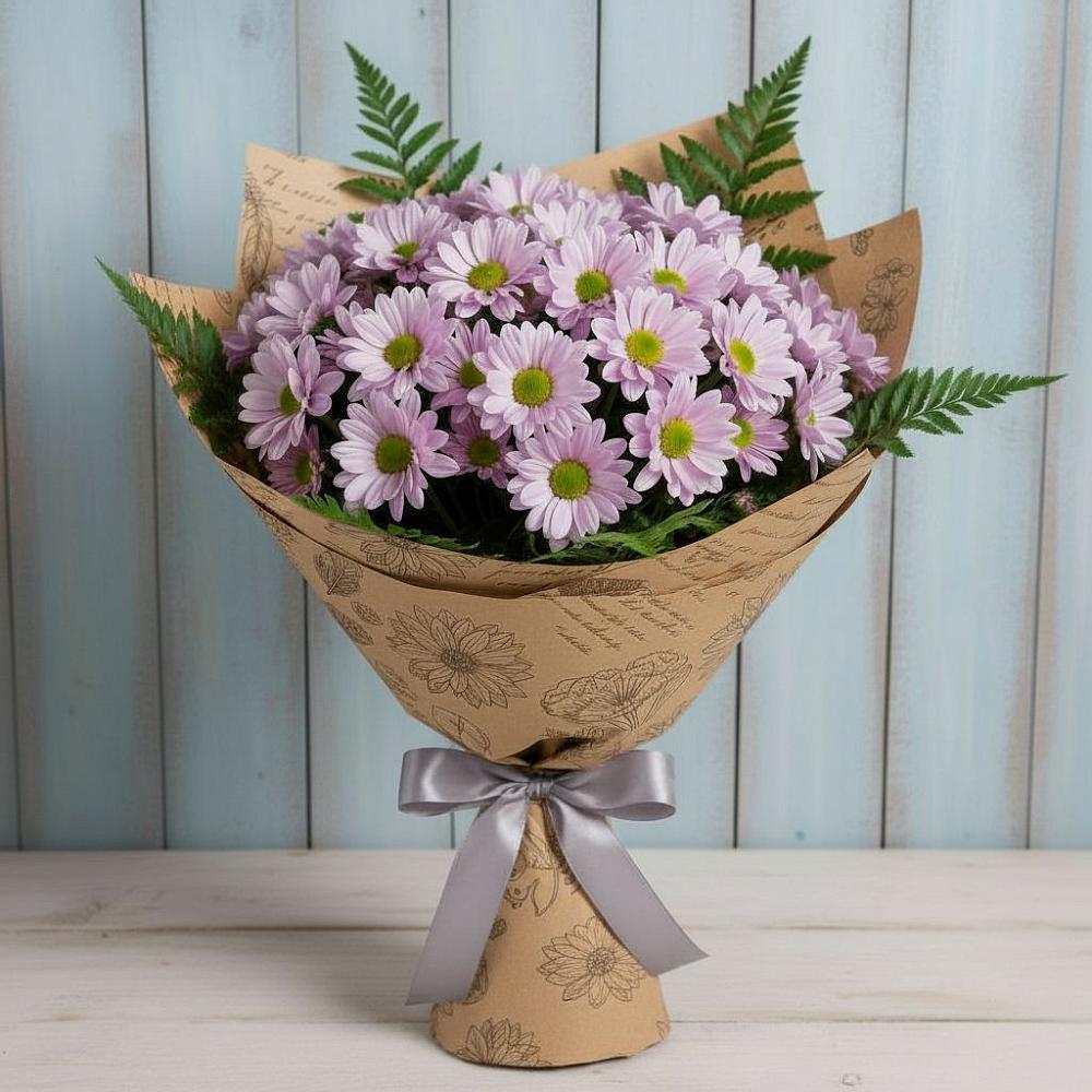 Букет цветов из: Хризантемы в Спокойной