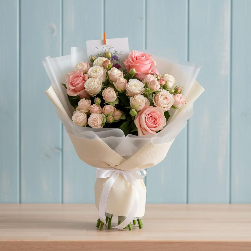 Букет цветов из: Розы в Спокойной