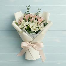 Букет цветов из:  Альстромерии в Спокойной