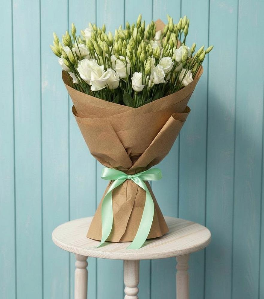 Букет цветов из: Лизиантусы в Спокойной