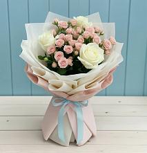 Букет цветов из:  Розы #REPLACE_PRED# Спокойной