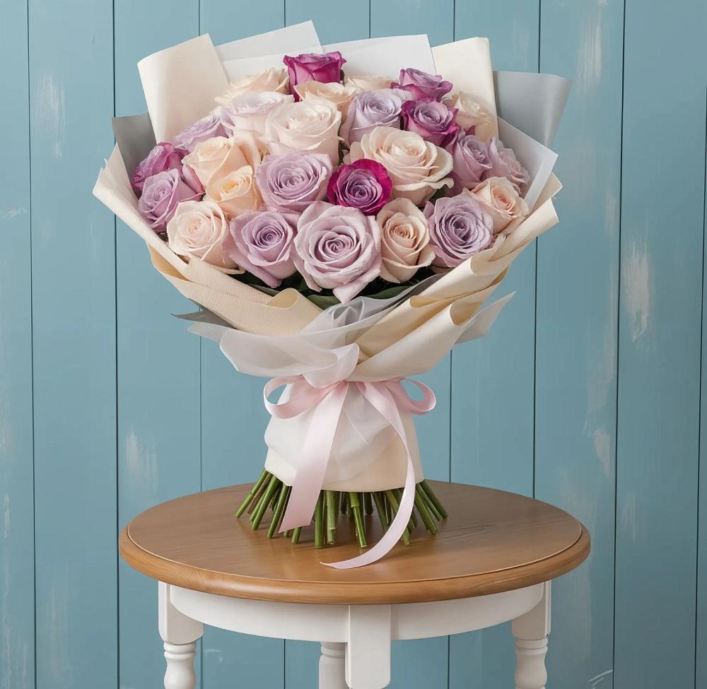 Букет цветов из: Розы в Спокойной