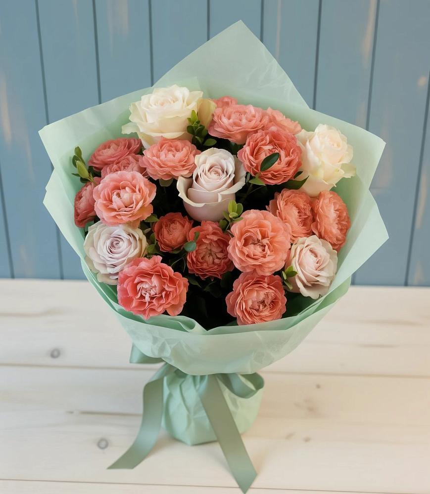 Букет цветов из: Розы в Спокойной