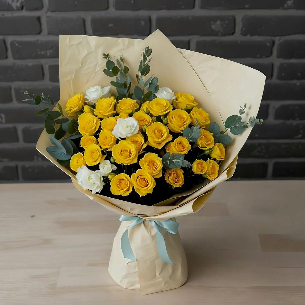 Букет цветов из: Розы в Спокойной