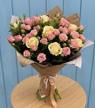 Букет цветов из:  Розы #REPLACE_PRED# Спокойной
