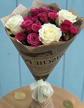 Букет цветов из:  Розы #REPLACE_PRED# Спокойной