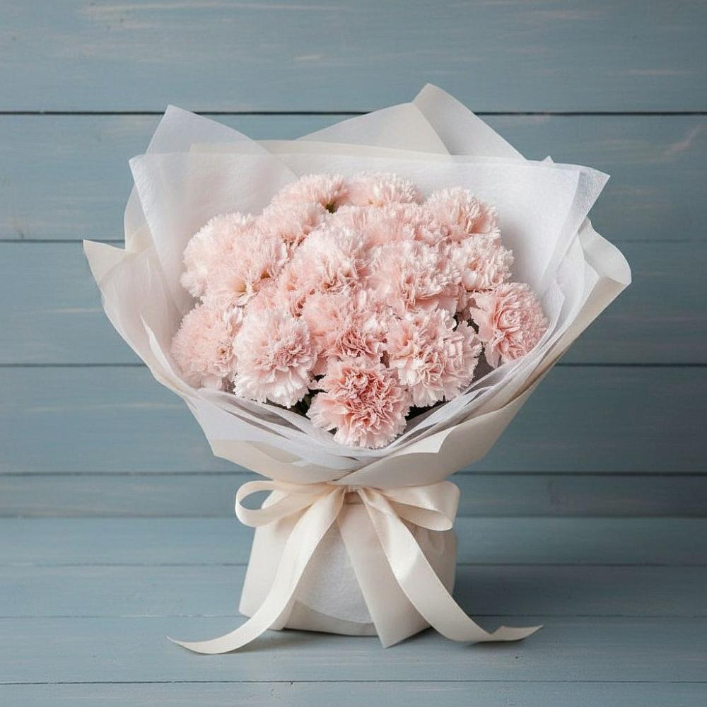 Букет цветов из: Гвоздики в Спокойной