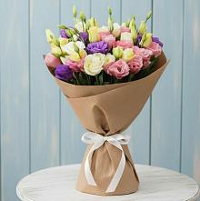 Букет цветов из:  Лизиантусы в Спокойной