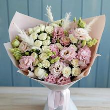 Букет цветов из:  Альстромерии и Розы в Спокойной